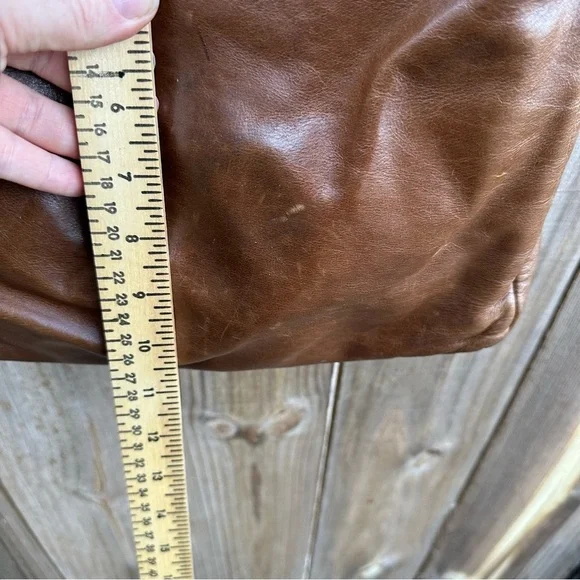 RUDSAK brown leather crossbody bag